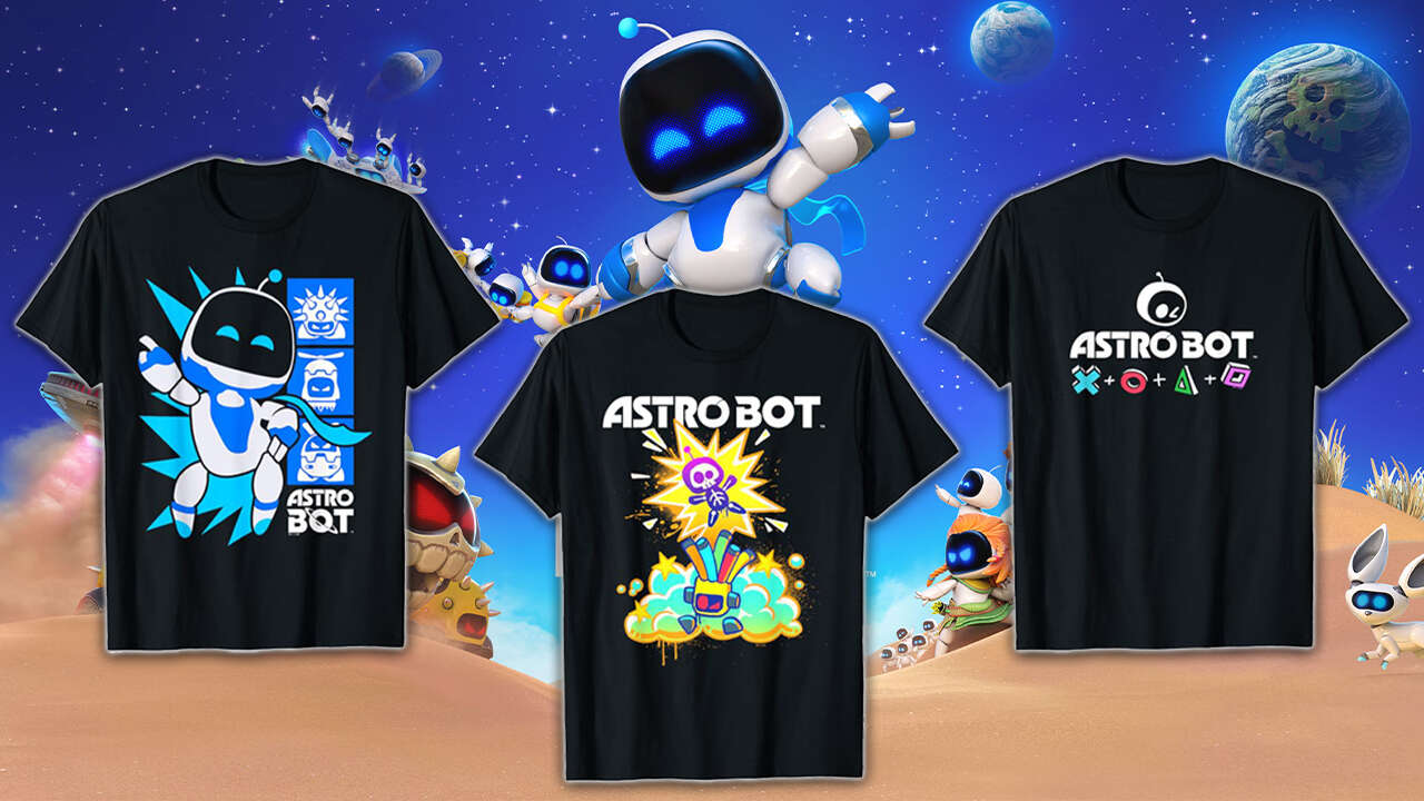 Check Out These Officially Licensed Astro Bot T-Shirts At Amazon