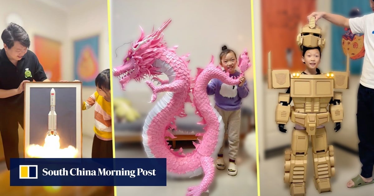 China dad transforms home into toy castle to distract daughter from electronic devices