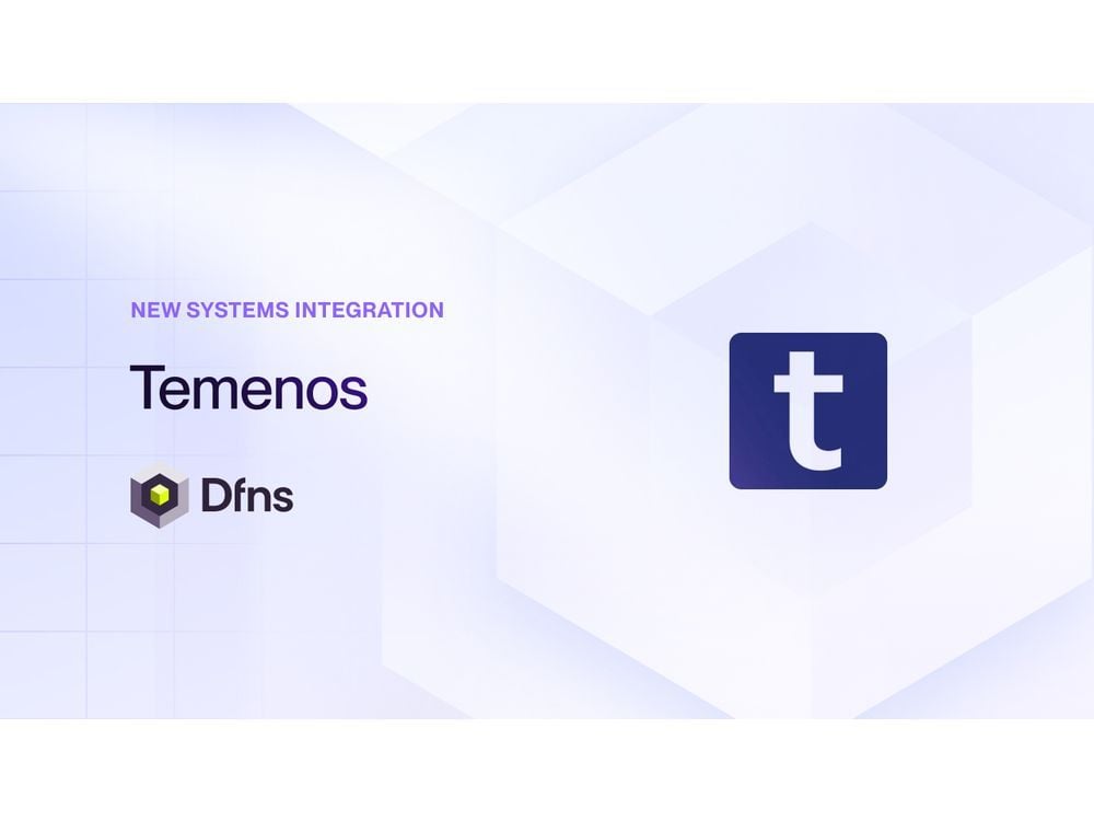 Dfns Wallet Infrastructure Now Available on Temenos Exchange