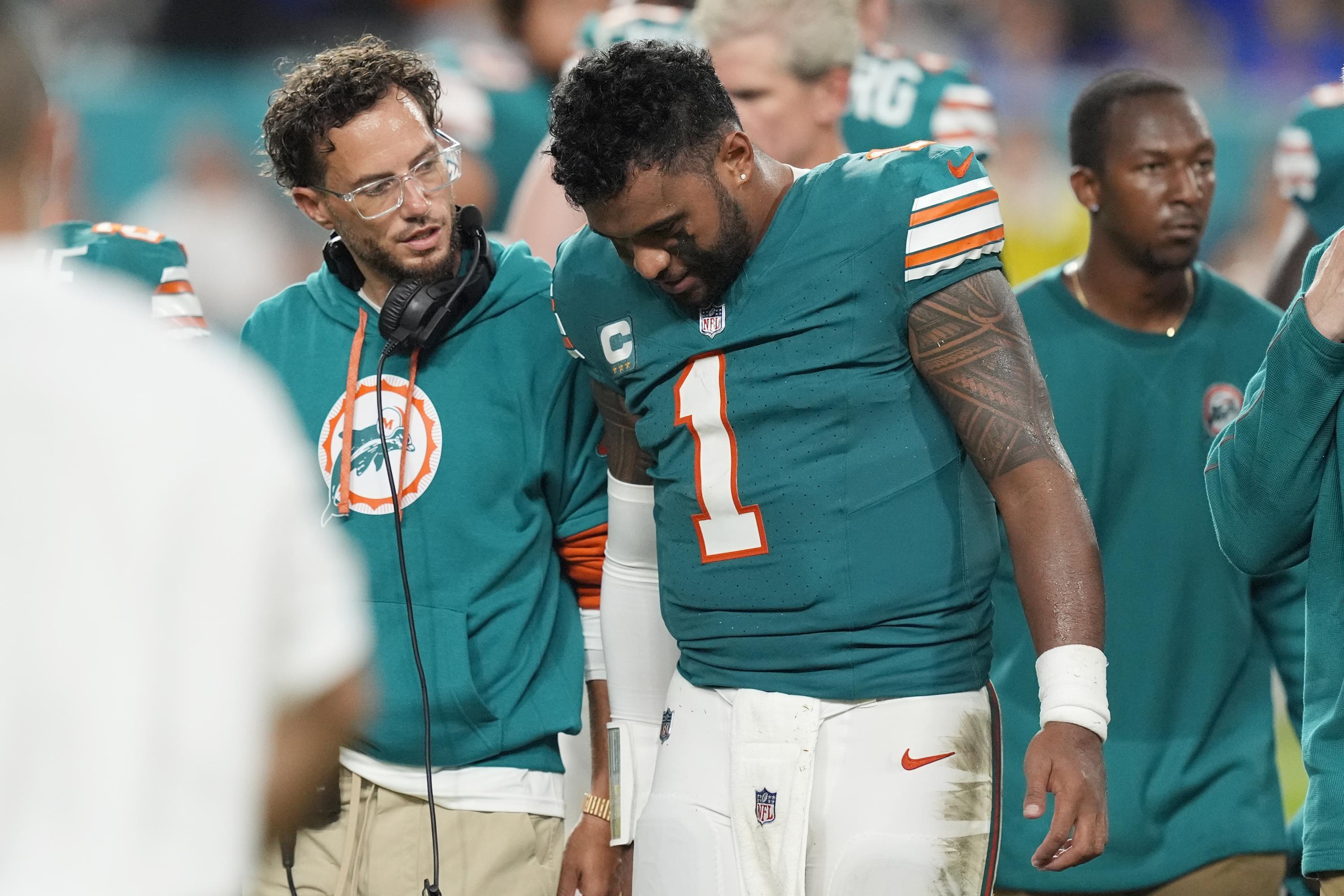 Dolphins place Tua Tagovailoa on injured reserve after latest concussion