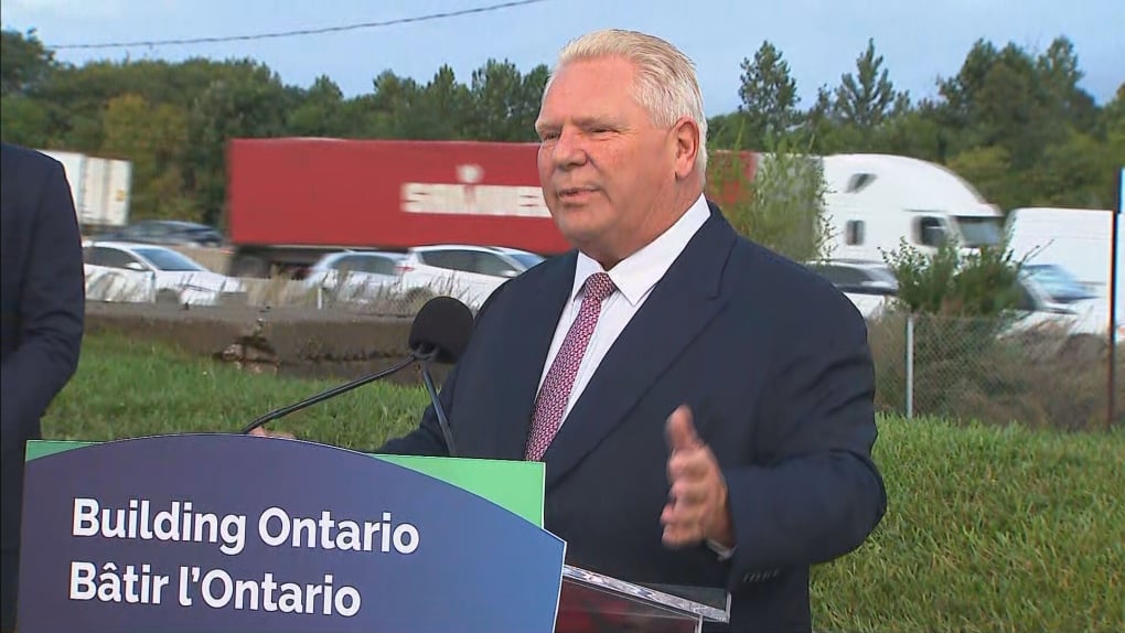 Doug Ford says he wants to build a tunnel under Ontario's Hwy. 401