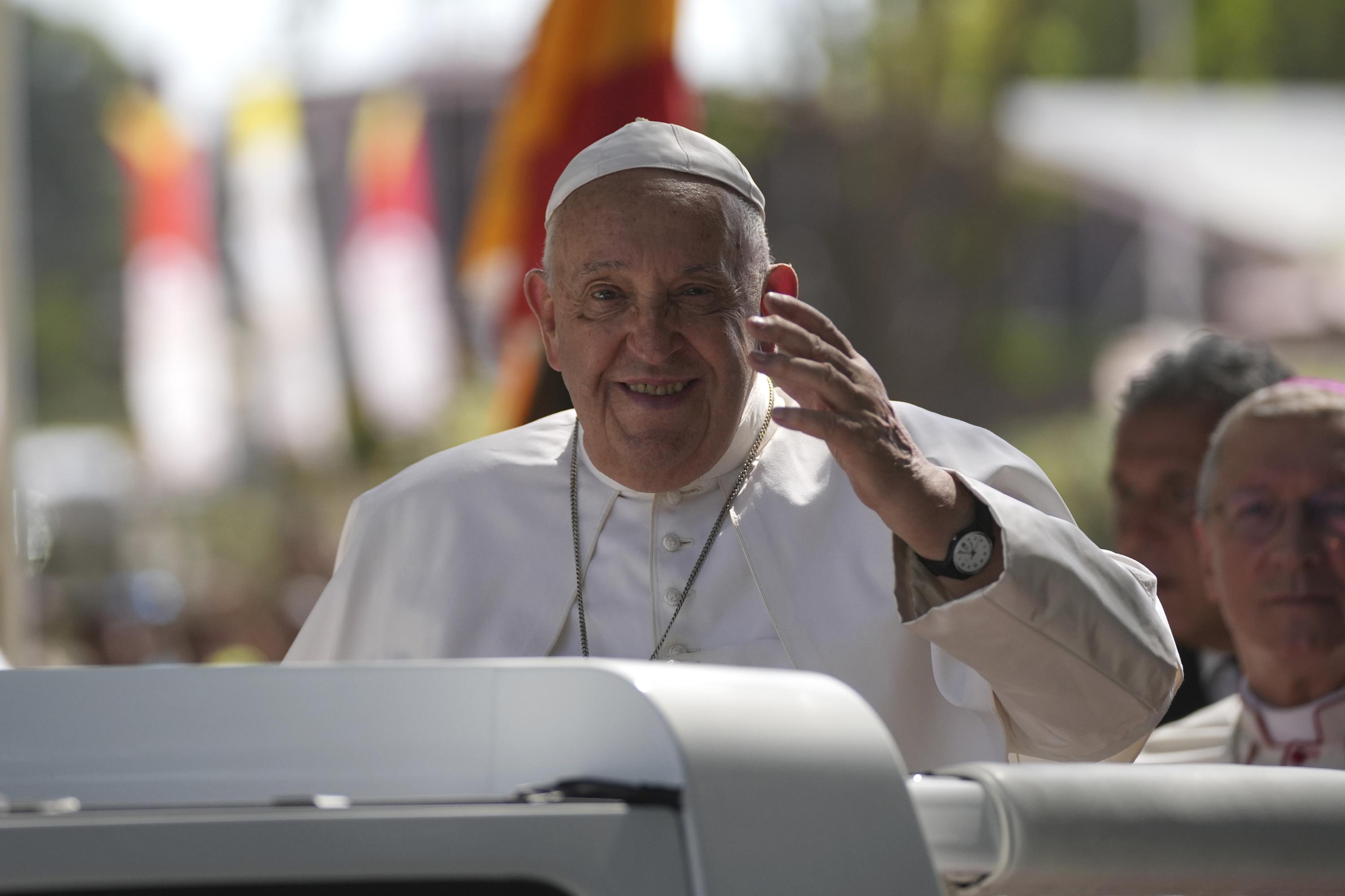 East Timor welcomes Pope Francis on his visit to encourage its recovery from independence fight