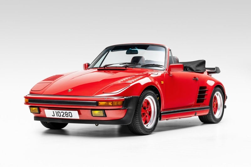 Exceptionally Maintained Porsche 911 930 Turbo Cabriolet Surfaces for Auction