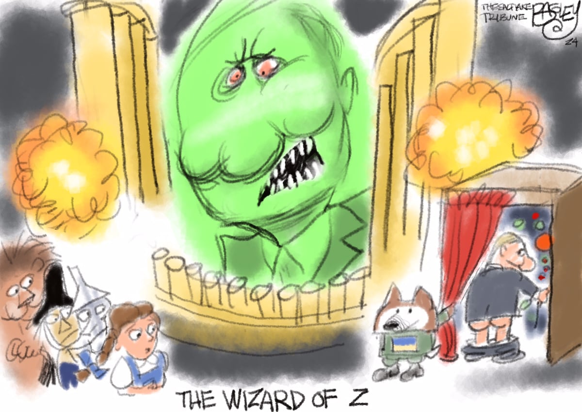 Bagley Cartoon: Wizard of Z