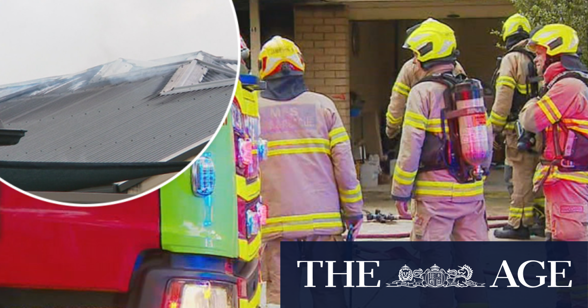 Firefighter collapses while trying to contain alleged arson blaze