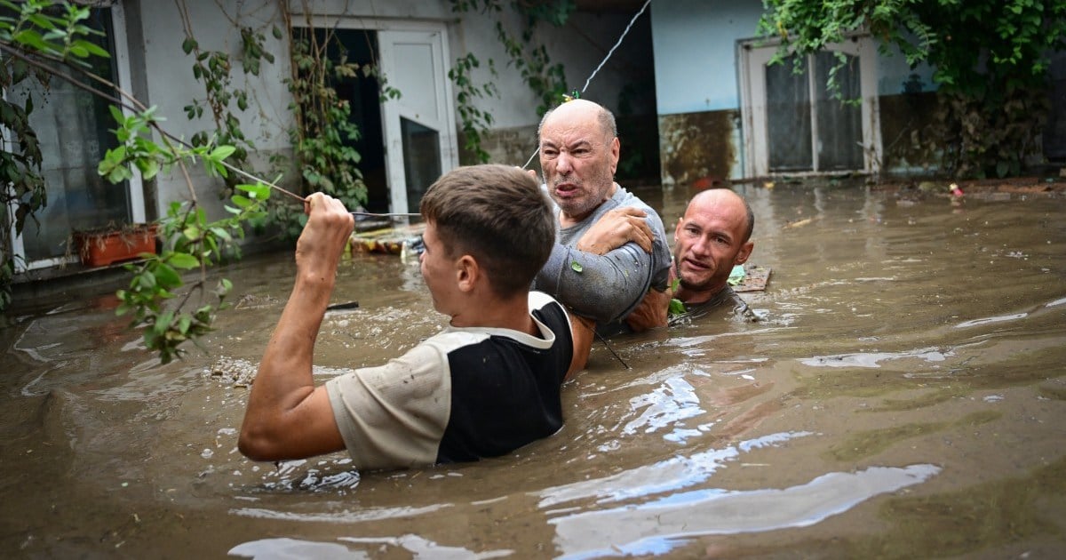 Five dead as torrential rains batter Central and Eastern Europe