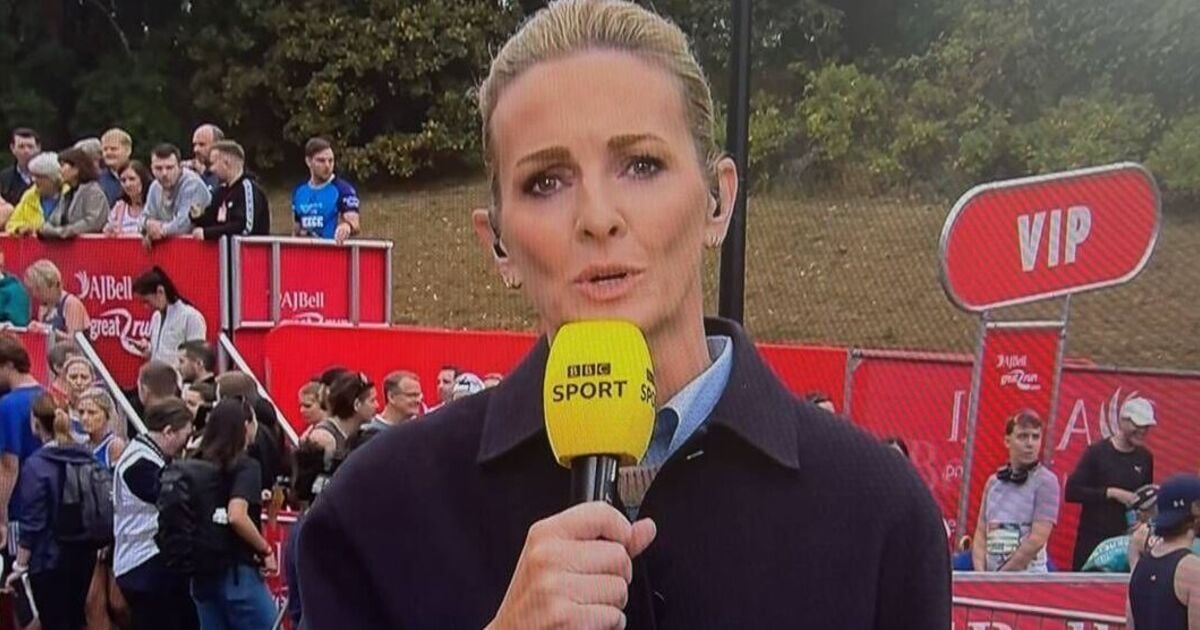 Gabby Logan halts BBC coverage to deliver tragic news announcement