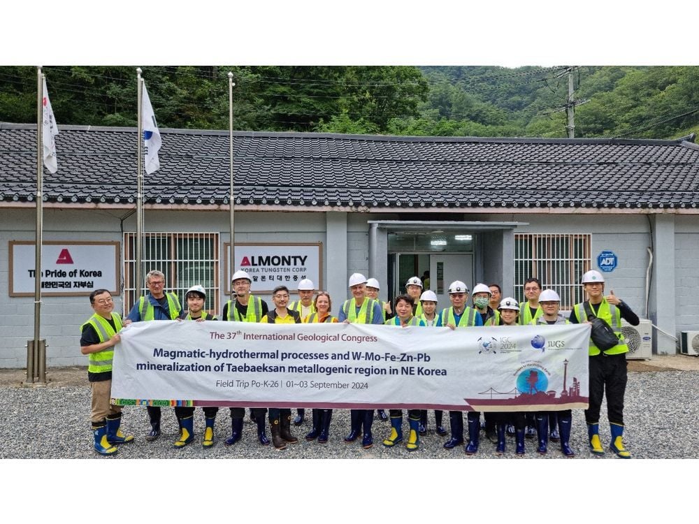 Global Geologists Visit Sangdong Mine during September, 2024 IGC Conference in South Korea