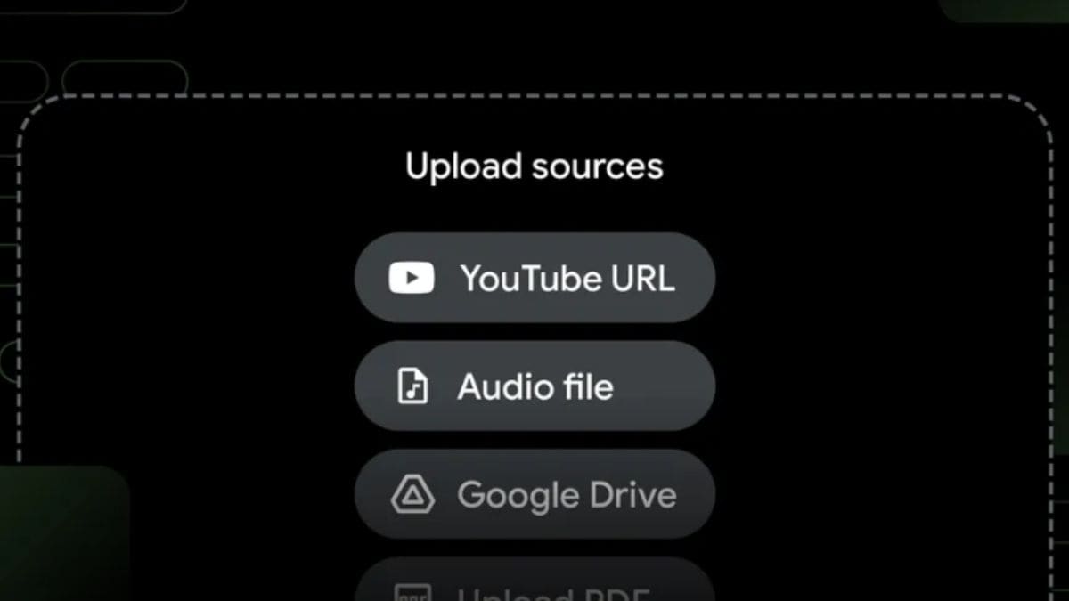 Google NotebookLM Upgraded to Support YouTube Videos and Audio Files as Sources