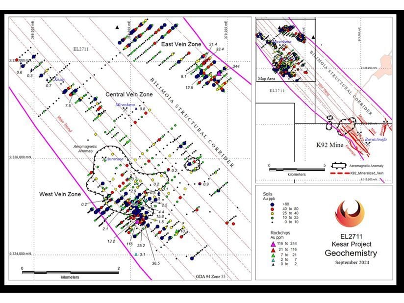 Great Pacific Gold Announces High-Grade Phase 2 Soil Sampling Results and Focused Drilling Program at Kesar