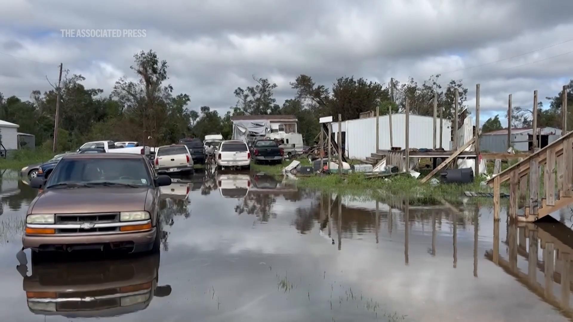 Gulf Coast residents still reeling from Hurricane Ida clean up mess left by Francine