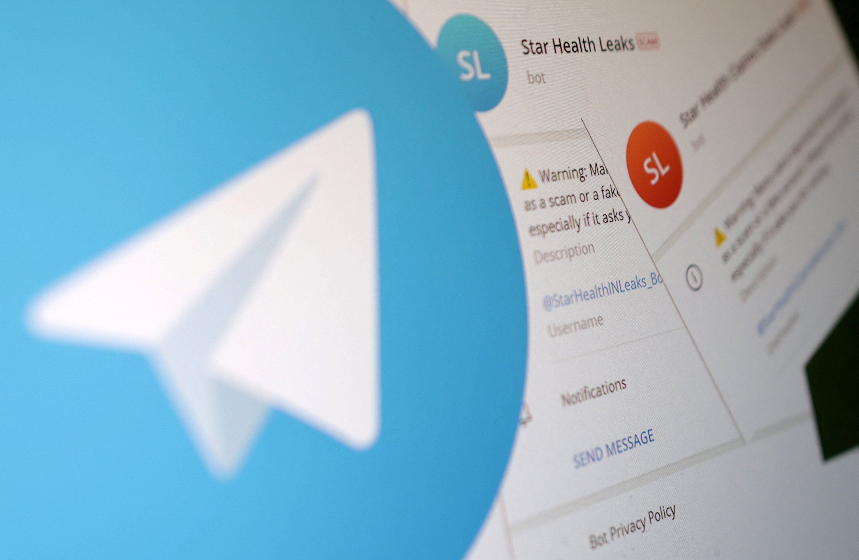 Hacker uses Telegram chatbots to leak data