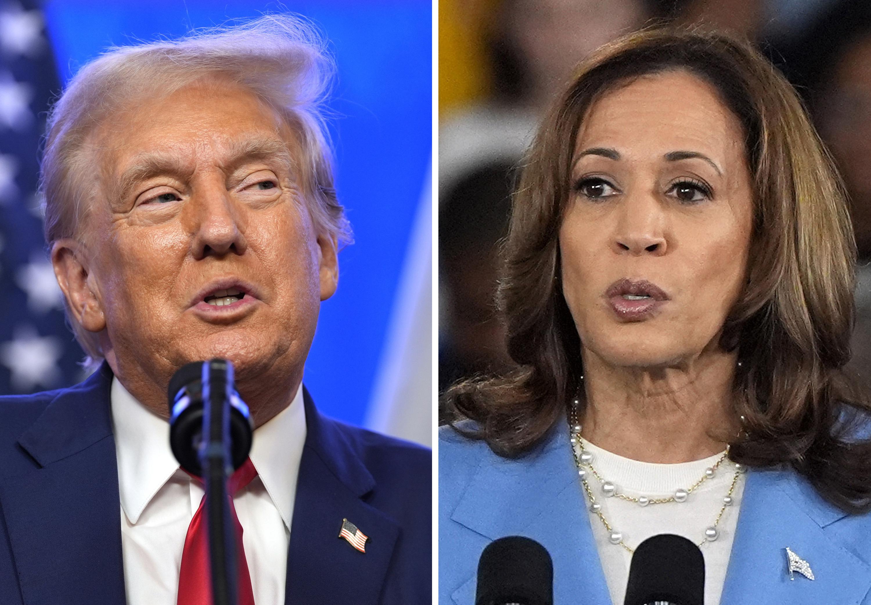 Harris and Trump offer worlds-apart contrasts on top issues in presidential race