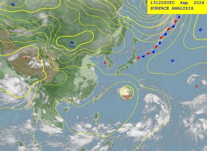 Heavy rain alert issued for Taiwan even as storm moves away