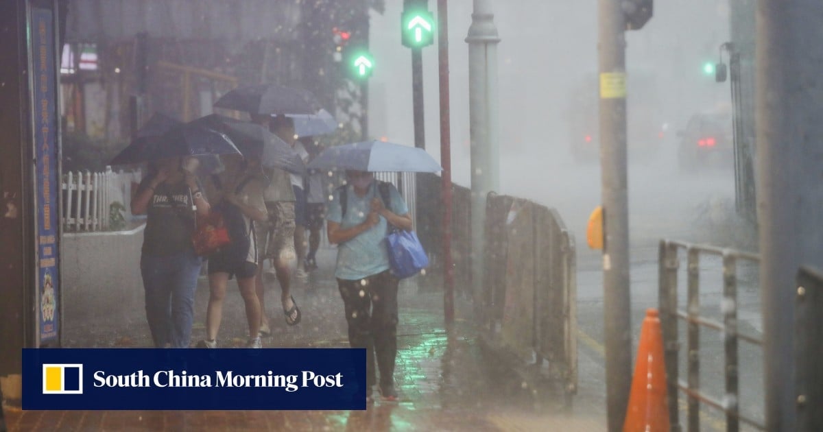 Hong Kong Observatory issues amber rainstorm warning