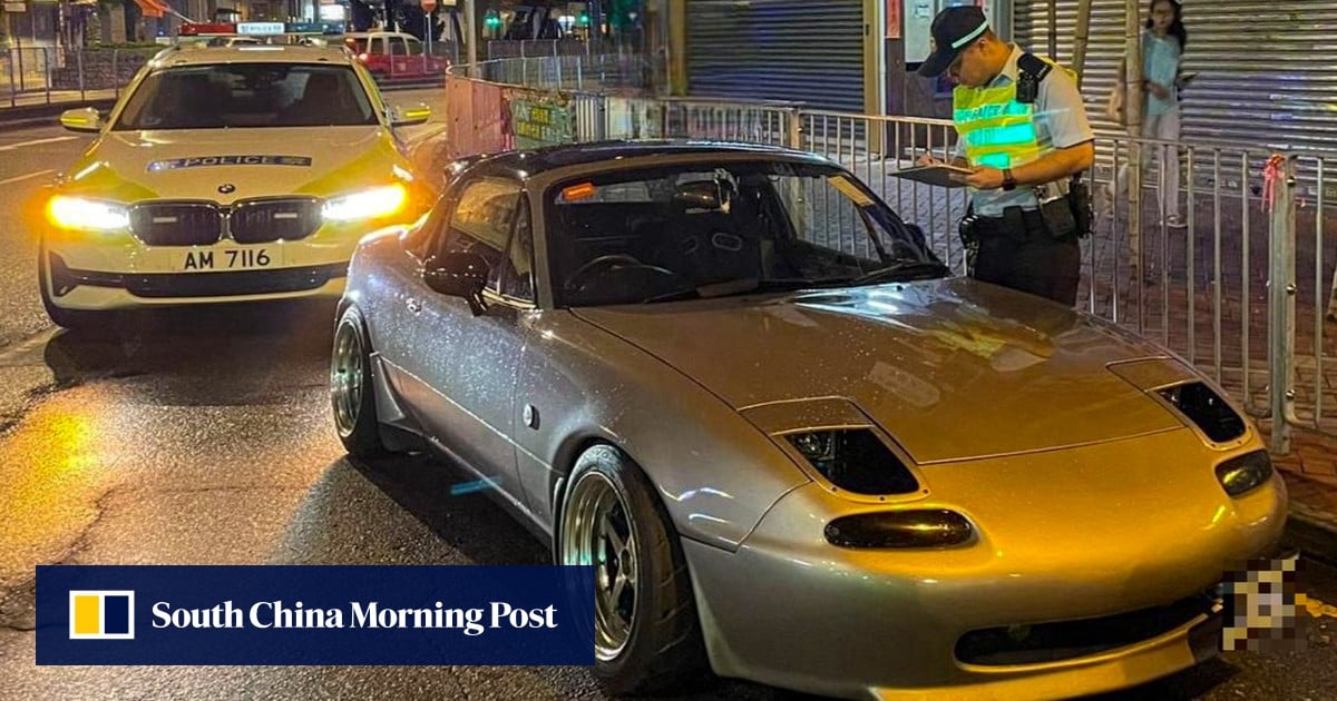 Hong Kong police arrest 11 in operation targeting illegally modified cars, speed demons