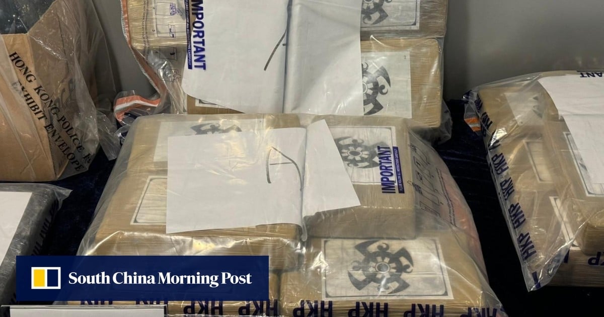 Hong Kong police seize HK$25 million of cocaine in hotel room after ambushing suspect