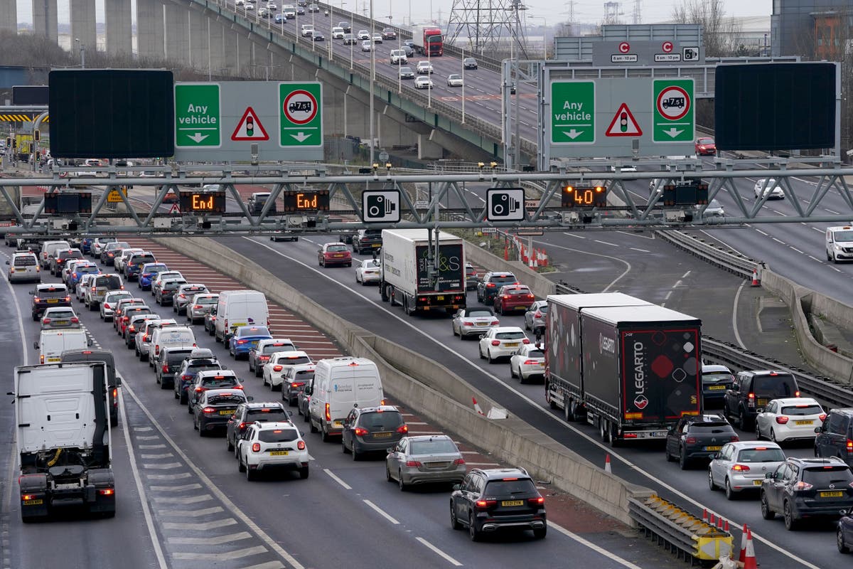 Horror as man dies after being hit by lorry on M25 hard shoulder in Essex