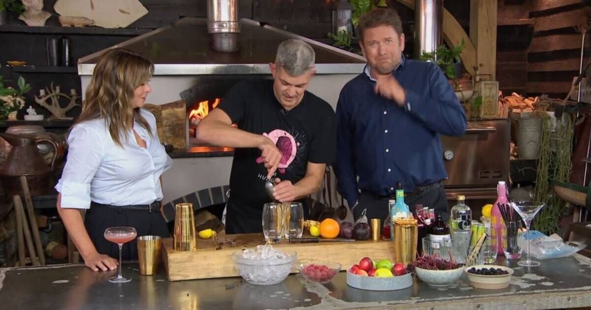 James Martin reassures Saturday Morning guests after sudden coughing fit