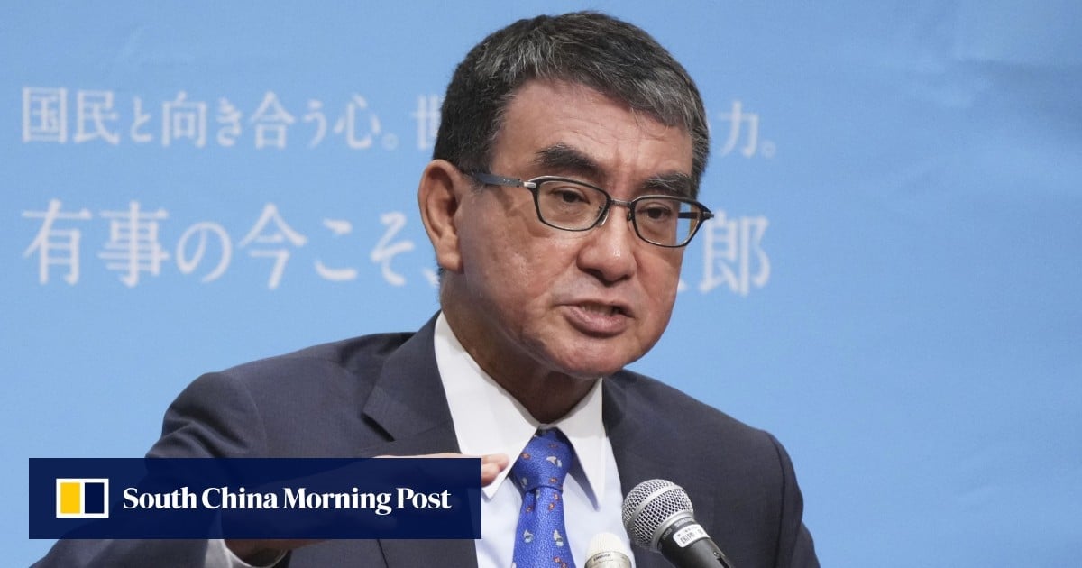 Japan PM candidate Taro Kono risks sinking campaign with nuclear sub plan to counter China