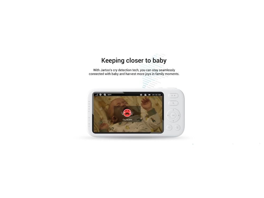 Jartoo Introduces Revolutionary AI Cry Sensor in New 2K Baby Monitor, Giving Parents Unmatched Peace Of Mind