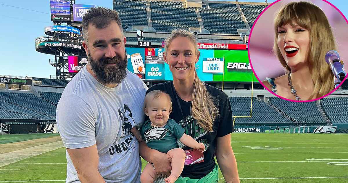 Jason Kelce Jokes About His Kids Meeting 'Auntie TayTay's Cats'