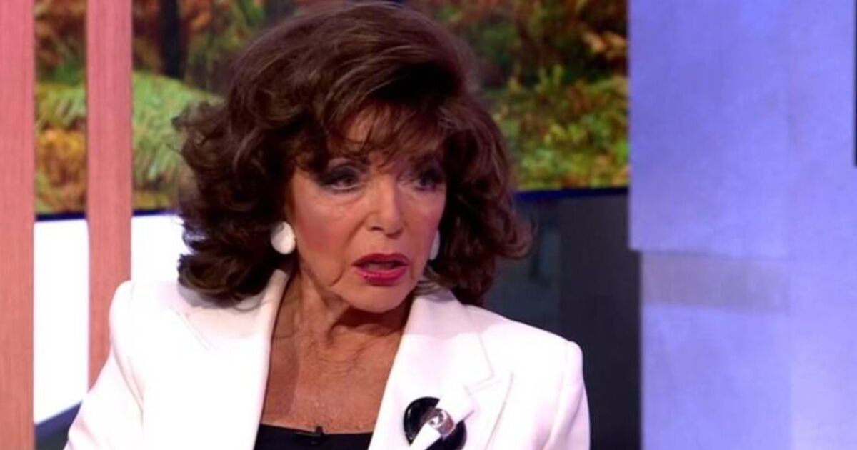 Joan Collins' heartfelt tribute live on The One Show after being rocked by tragic death