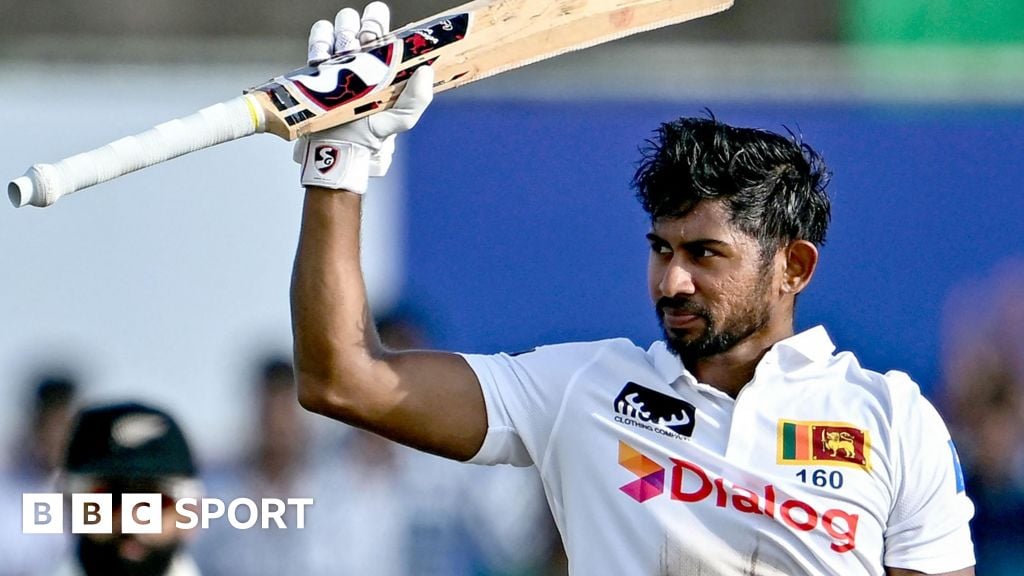 Kamindu Mendis: Sri Lanka batter scores fourth Test century against New Zealand