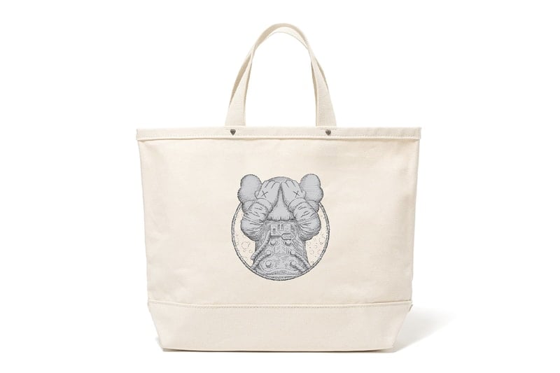 KAWS and HUMAN MADE Drop Limited Edition Tote Bag