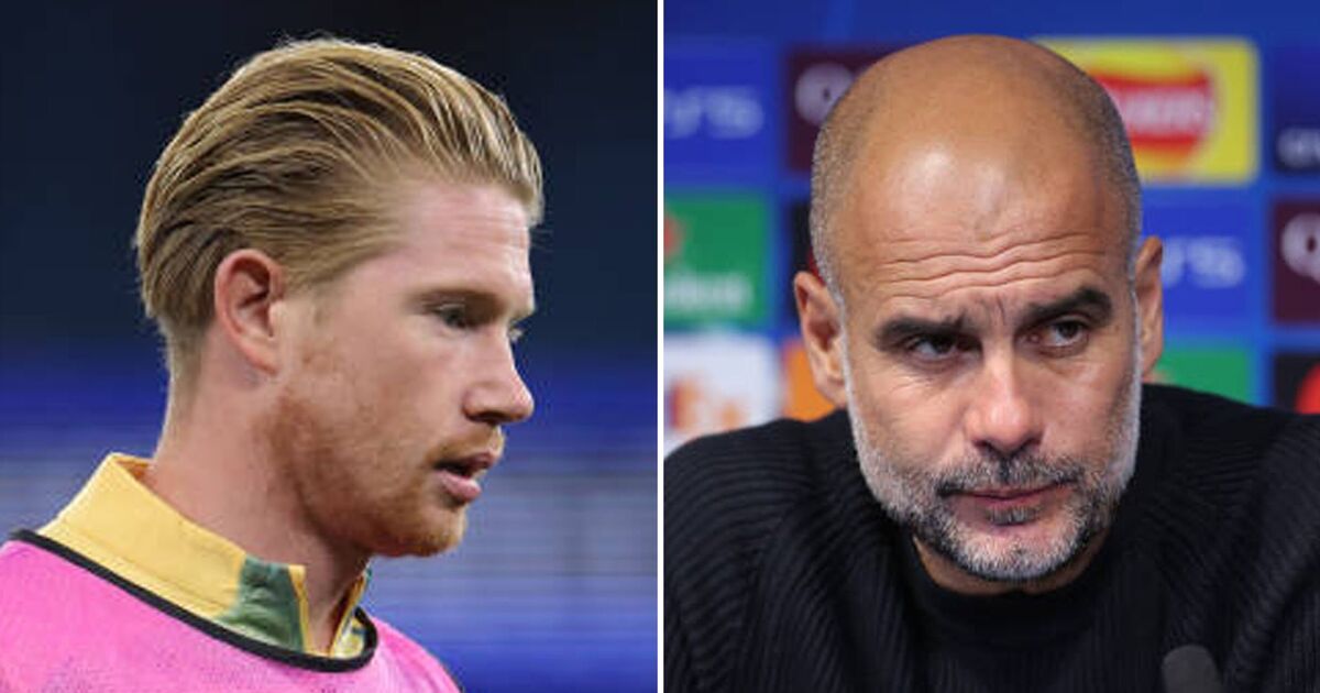 Kevin De Bruyne injury boost as Man City boss Pep Guardiola disagrees with own player