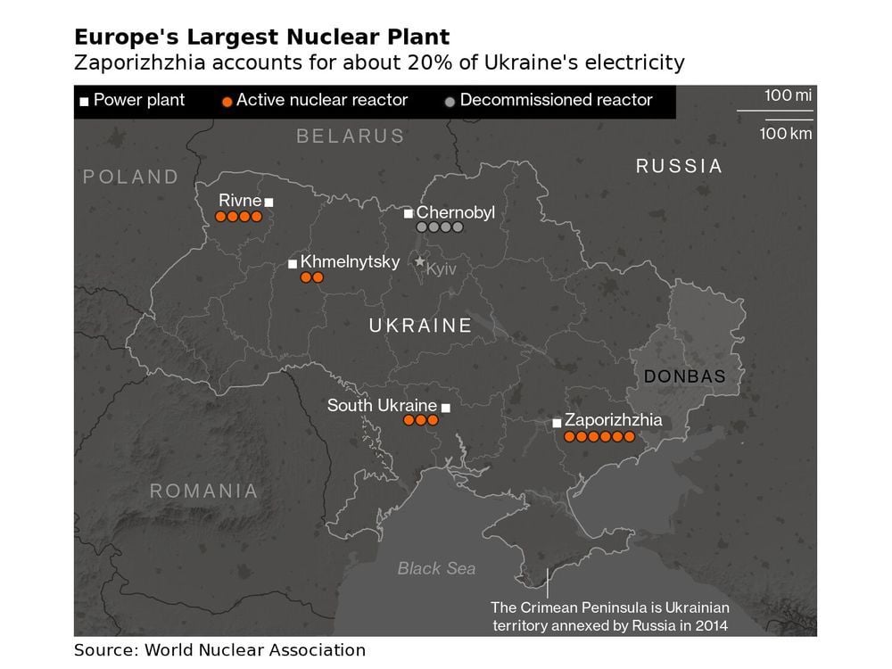 Kyiv Warns Russian Strikes on Power Grid May Cause Atomic Crisis