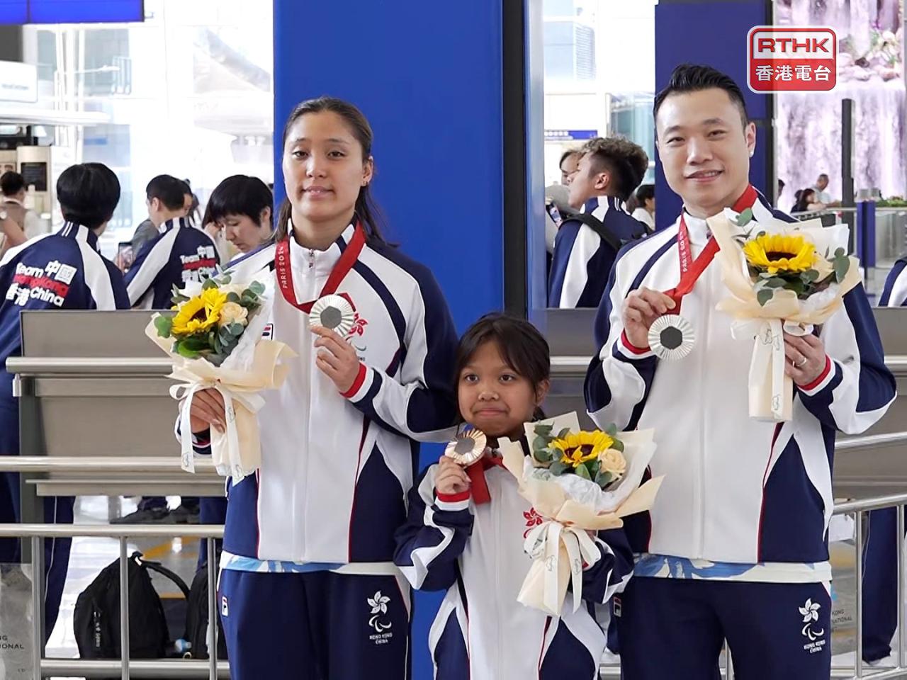 Last batch of Paris Paralympians welcomed back to HK