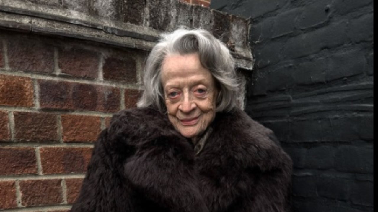 Last picture of Dame Maggie Smith