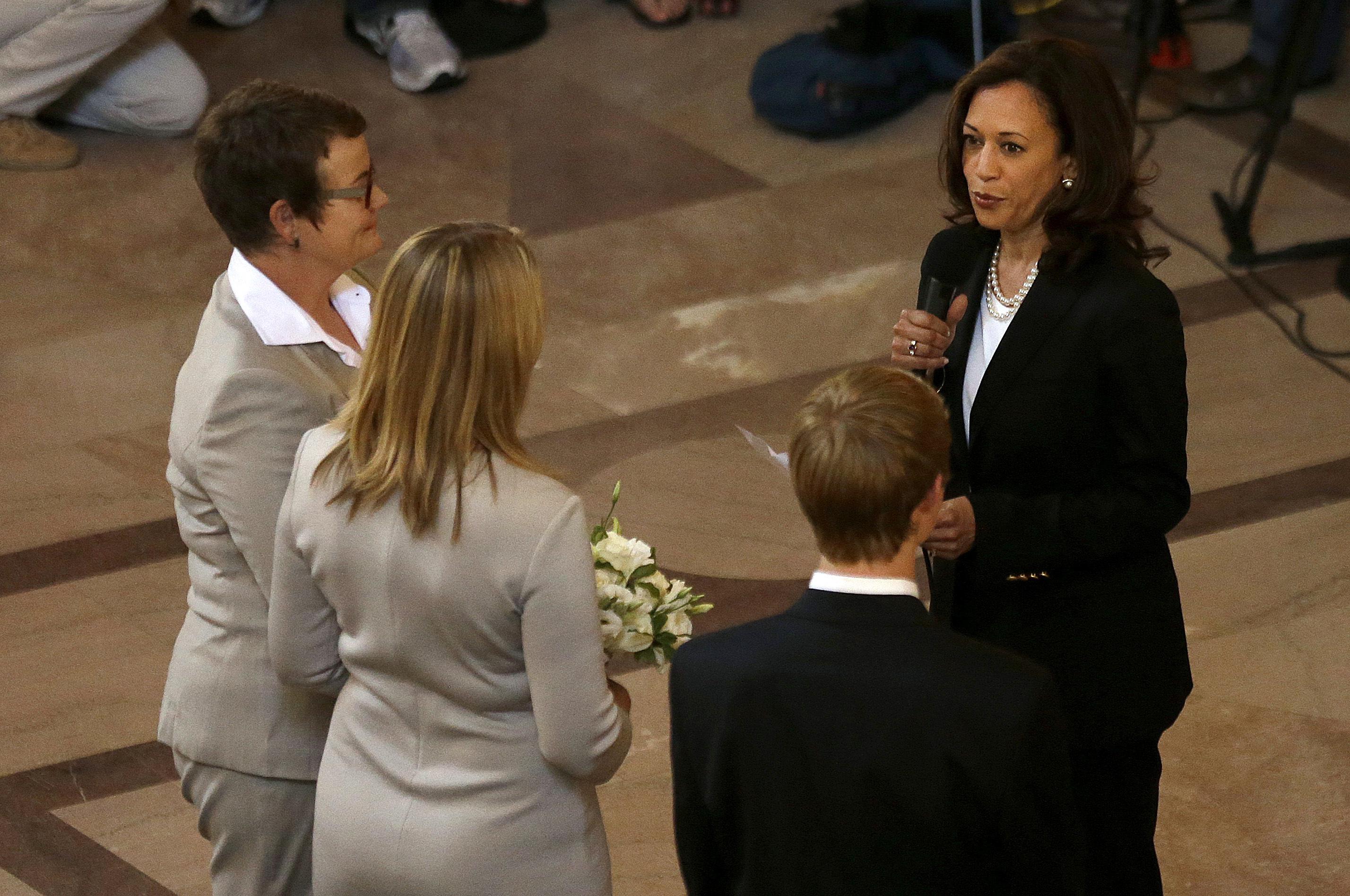 Long before gay marriage was popular, Kamala Harris was at the forefront of the equal rights battle