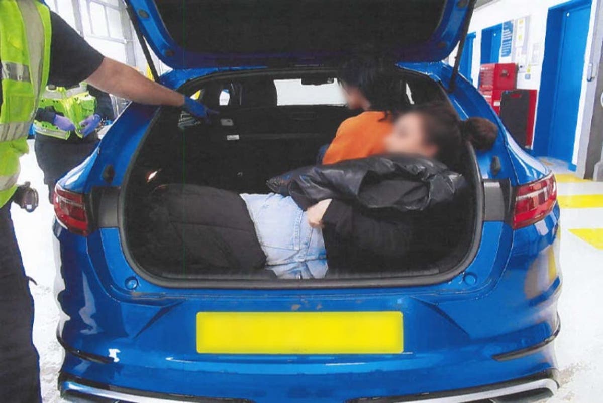 Man who crammed migrants into tiny car boot jailed