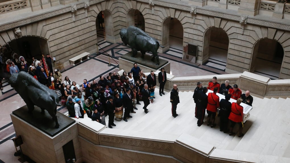 Manitoba grand chief's death marked with ceremonies, mourners attend legislature