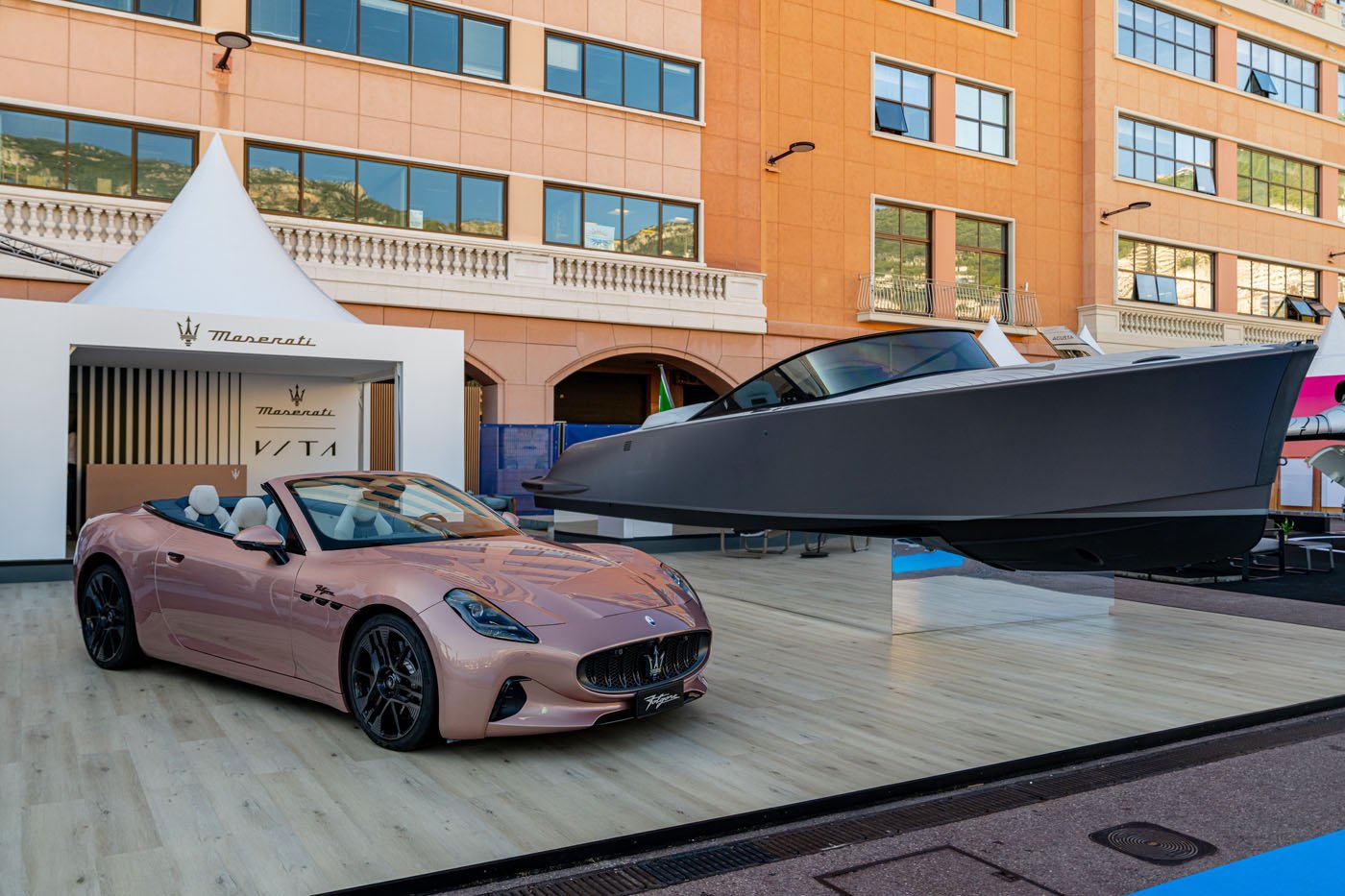 Maserati Debuts Its Yacht And Electric GranCabrio At Monaco Yacht Show 2024