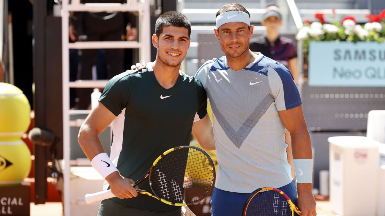 Nadal, Alcaraz on Spain's Davis Cup finals roster