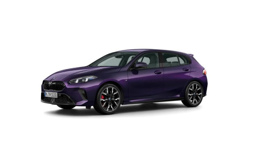 New BMW 1 Series Dresses In Purple For Walkaround Video