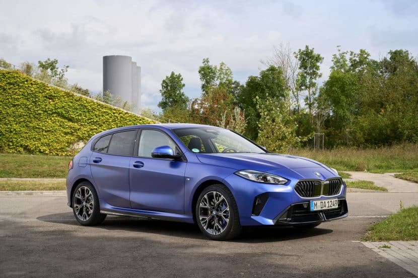 New BMW 1 Series Shows Off Matte Blue Paint