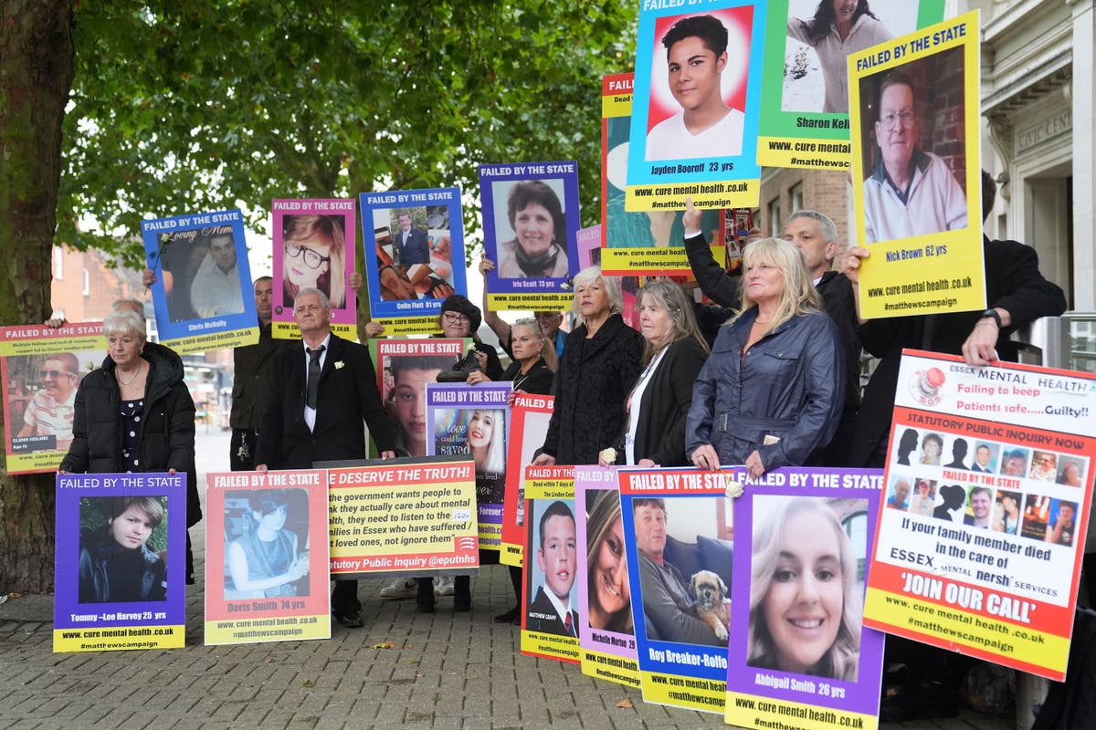 NHS trust apologises at mental health deaths inquiry as it acknowledges failings