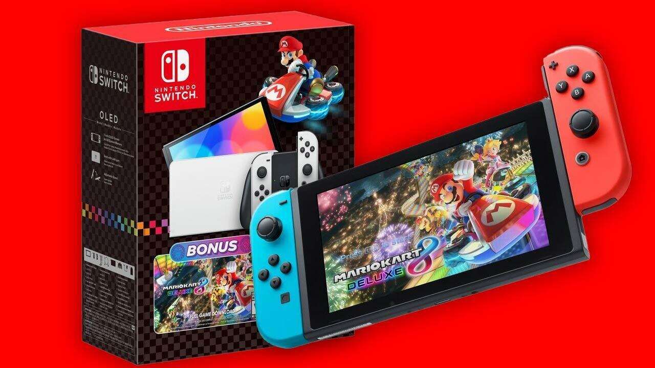 Nintendo Switch OLED Mario Kart Bundle Is Available Now Ahead Of The Holidays