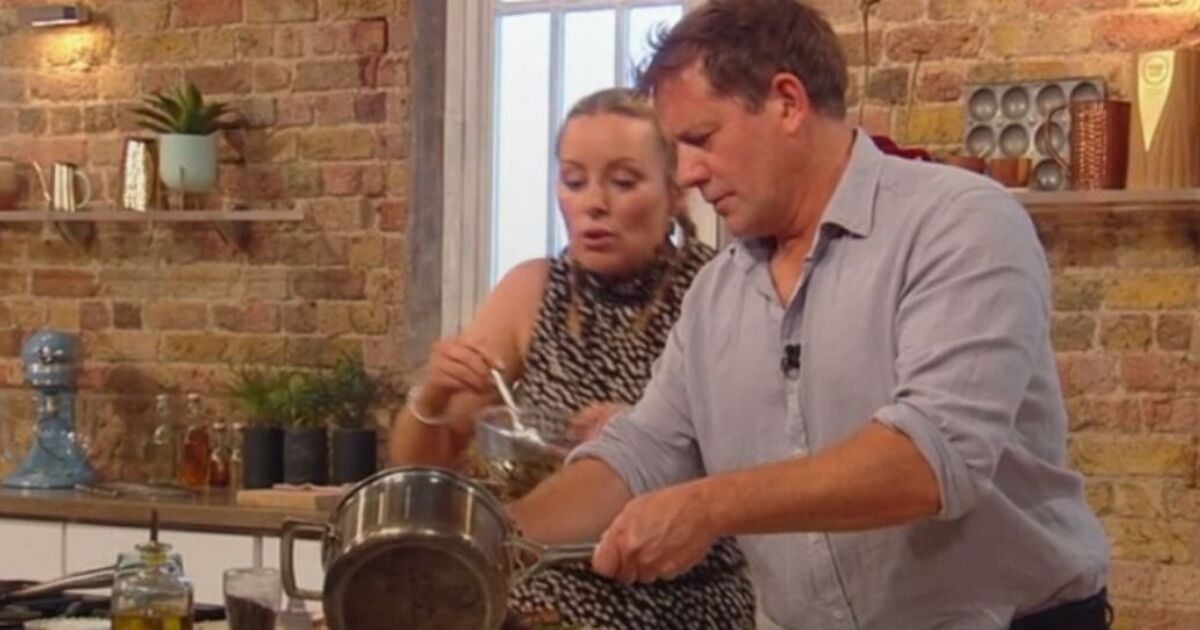 'No, no no!': Saturday Kitchen guest clashes with host as blunder nearly ruins dish