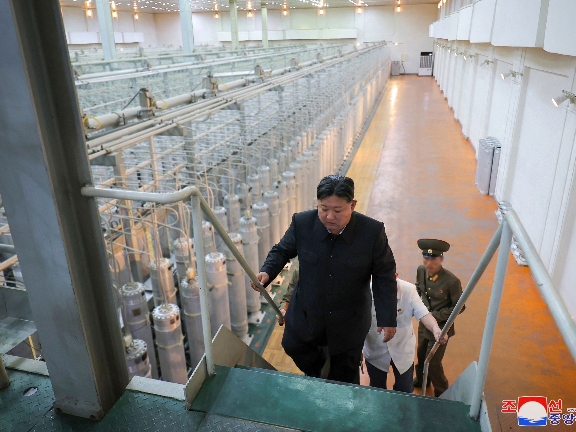 North Korea reveals first photos of uranium enrichment facility