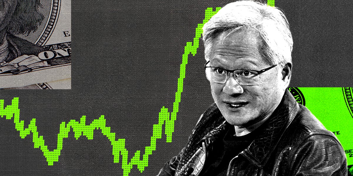 Nvidia market cap surpasses Apple, now world's 2nd-most-valuable company