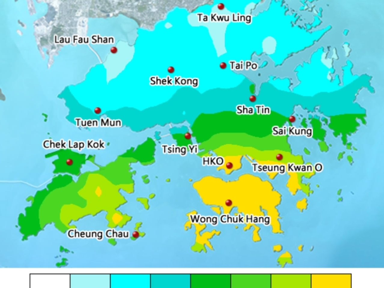 Observatory issues red rainstorm warning