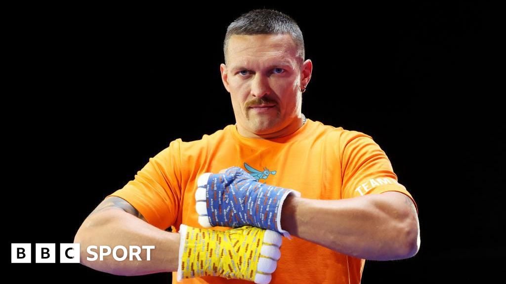 Oleksandr Usyk: Ukraine president Volodymyr Zelensky says heavyweight champion has been released after being detained at an airport