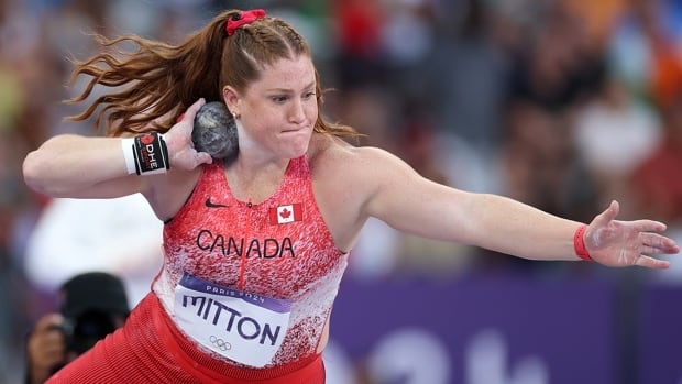 Olympic shot putter Sarah Mitton looks to move past foul-out in Paris at Diamond League Final