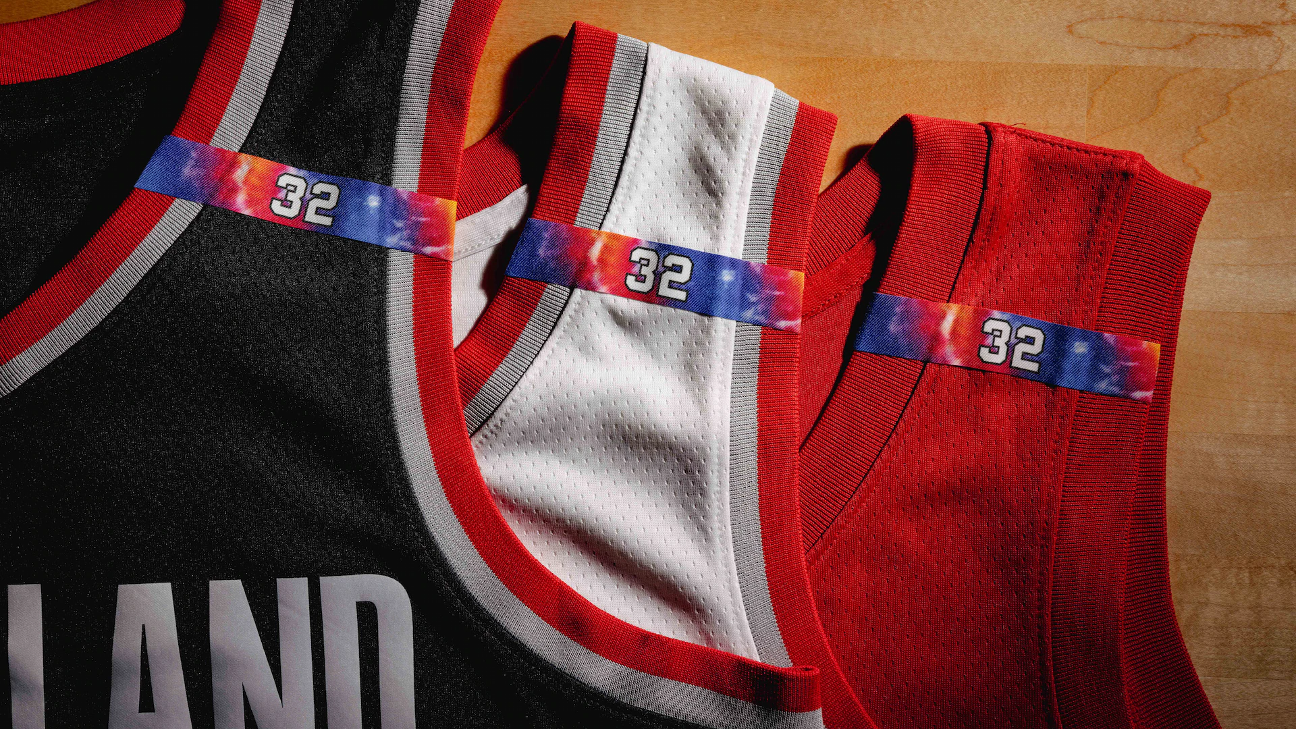 Portland Trail Blazers to honor late Bill Walton with tie-dye jersey band