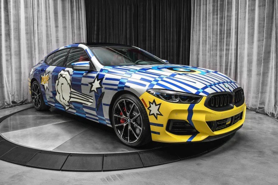 Rare 1-of-99 2023 BMW M850i Art Car By Jeff Koons For Sale